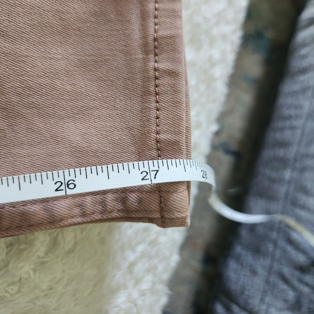 WHBM The Skinny Ankle High Rise Pants Mauve Pink Size 8 Stretch Cotton Blend - Picture 7 of 9